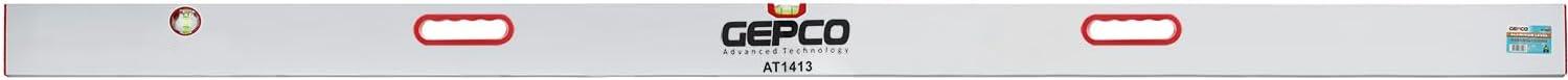 Gepco — Règle de nivellement aluminium 2 m, 2 fioles