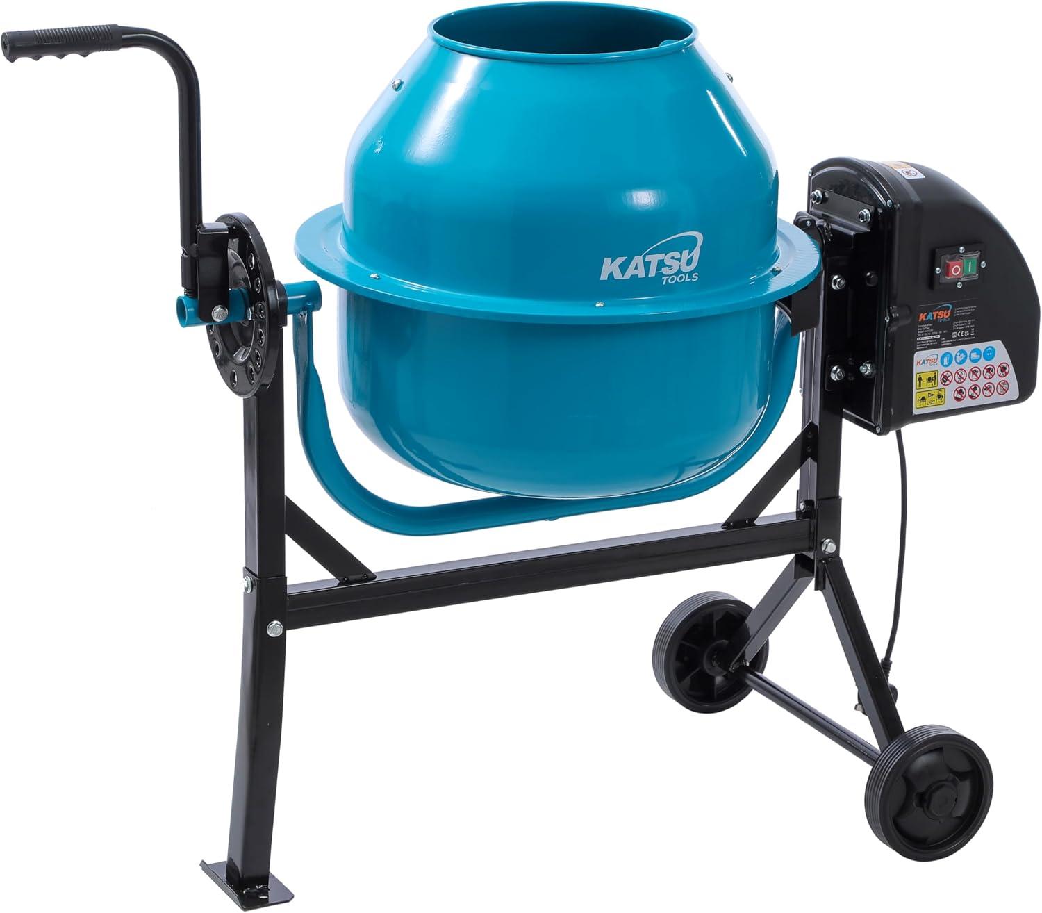 Katsu Tools — Bétonnière électrique 63 L, 220 W